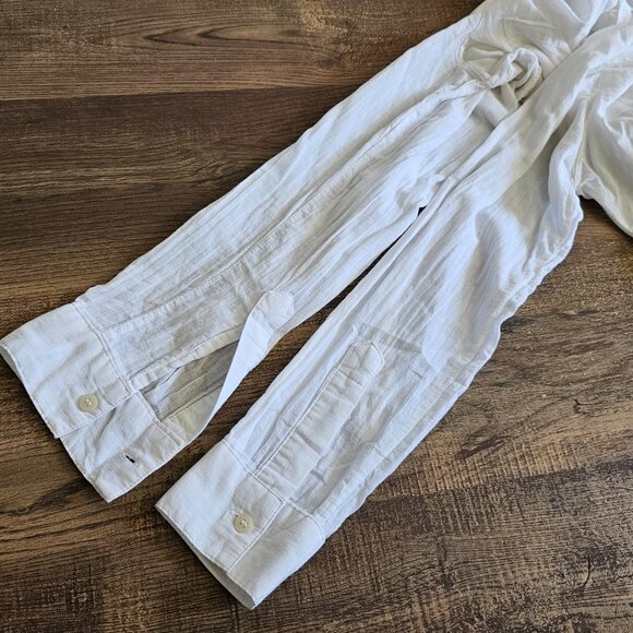 Cotton On Lightweight Button Up Shirt with Sleeve Tabs, S - Picture 5 of 6